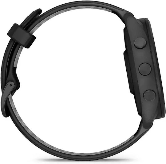 Garmin Forerunner 265 46mm Waterproof Smartwatch with Heart Rate Monitor (Black/Powder Gray)