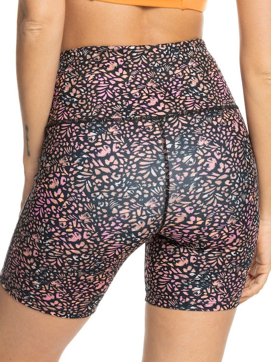 Roxy Heart Into It Frauen Fahrrad Leggings Mehrfarbig