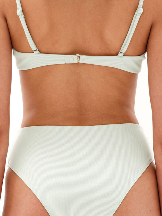 Underwire Bikini Set Bra & Slip Bottom 231.EW571.120 with Adjustable Straps Mint