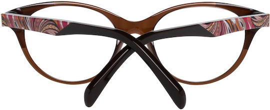 Emilio Pucci Damen Acetat Brillengestell Schmetterling EP5023 048