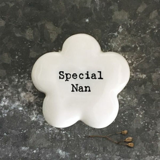 Synchronia Διακοσμητικό Λουλούδι Special Nan από Κεραμικό Υλικό 4x1.6cm