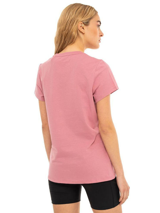 Be:Nation Damen T-Shirt mit V-Ausschnitt Rosa