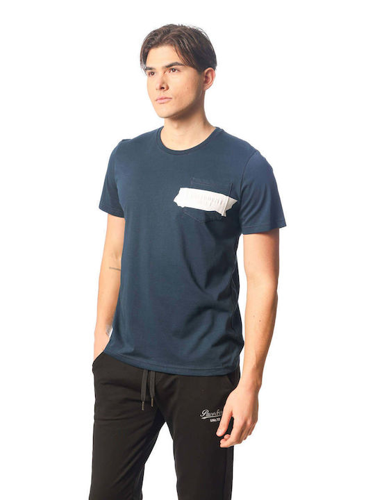 Paco & Co Men's Short Sleeve T-shirt Navy Blue