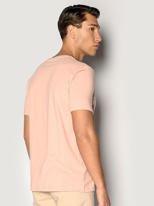 Brokers Jeans 23017-104-01 T-shirt Ροζ