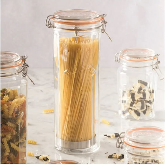 KIlner Kilner Ваза за Паста с Херметически Затворен Капак Стъклена Прозрачна 2200ml