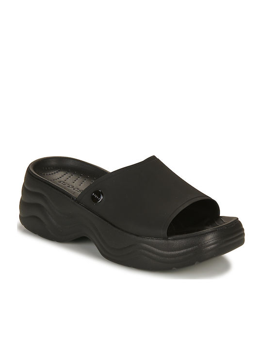 Slides Cu Platformă În Culoare Neagră