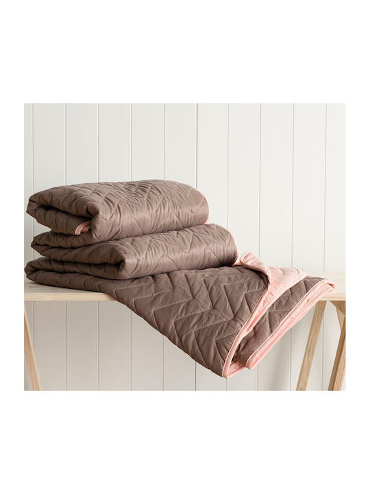 Vesta Home Vesta Home Tagesdecken Mikrofaser Braun-Pos 160x230cm