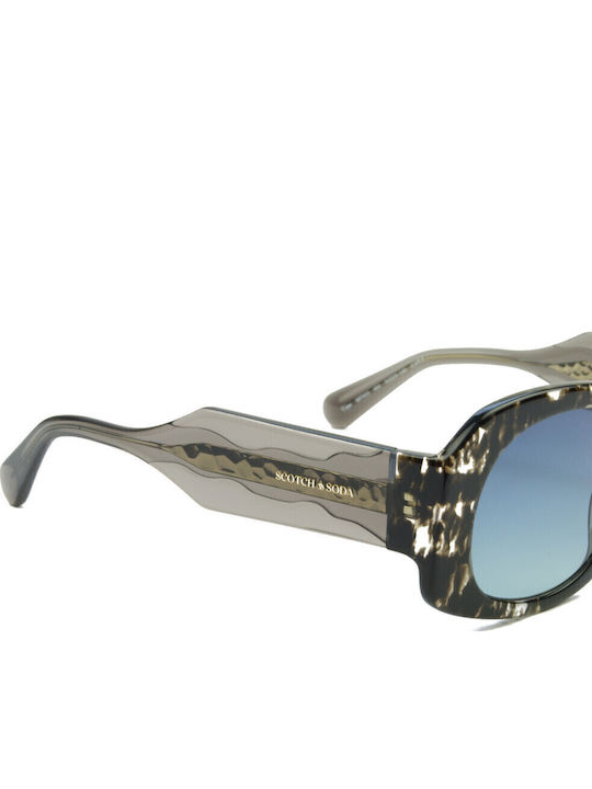 Scotch & Soda Cape Women's Sunglasses with Multicolour Plastic Frame and Light Blue Gradient Lens SS7033 001