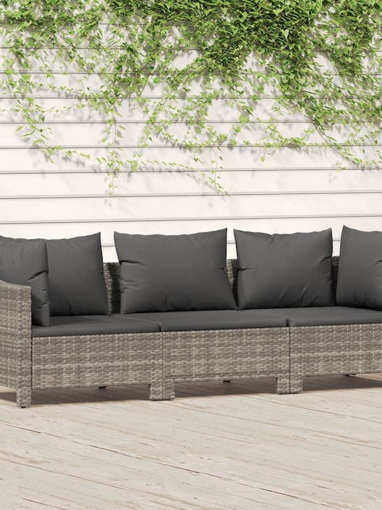 Canapea Tree-Seater Exterior Rattan cu Perne 189x63x55.5cm