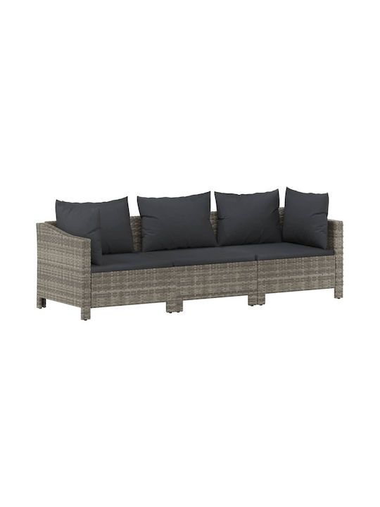 Canapea Tree-Seater Exterior Rattan cu Perne 189x63x55.5cm