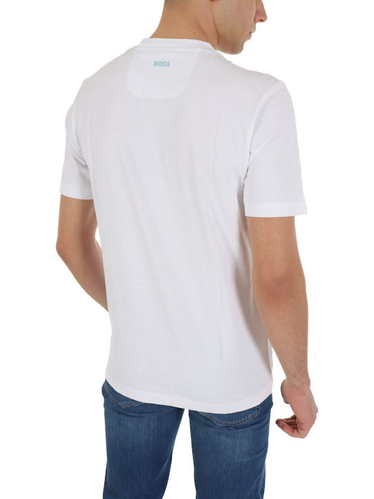 Hugo Boss Athleisure Men's Short Sleeve T-shirt White