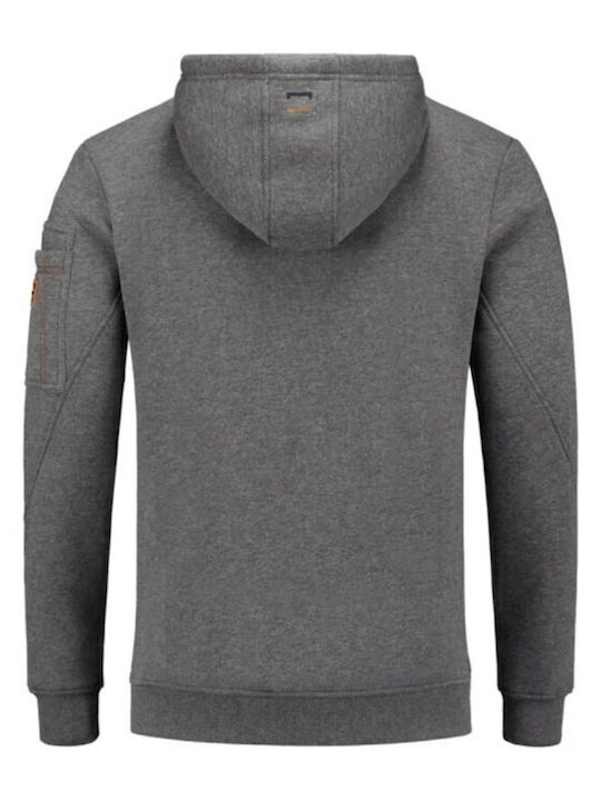 Tricorp Long Sleeve Work Sweatshirt Gray with Hood