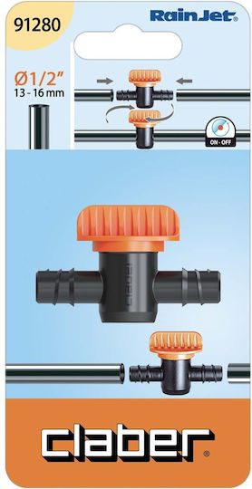 Claber 1280 Supapă de racordare a conductei cu comutator 13mm