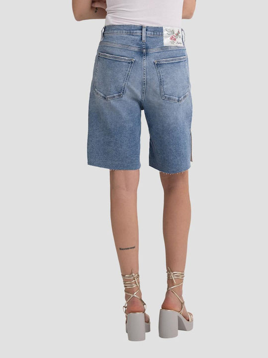 Replay Women's Bermuda Shorts Jean Blue