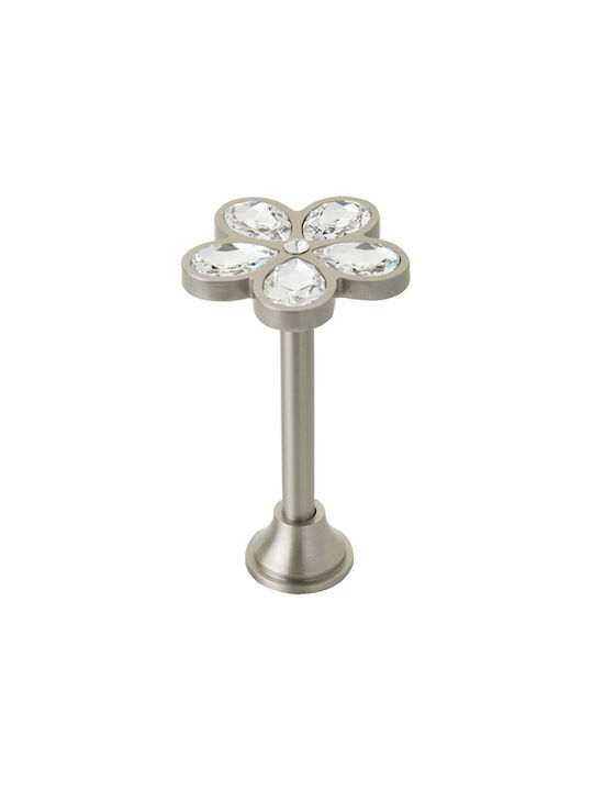 Zogometal Holdback Wall made of Metal Nickel Matt / Swarovski crystal 1pcs