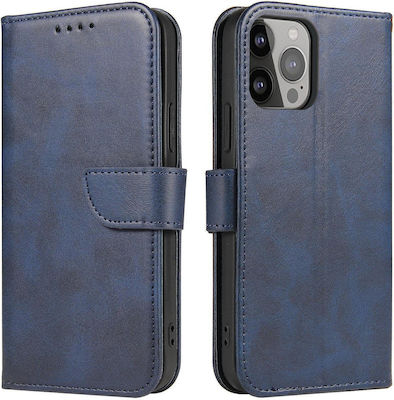 Hurtel Buchen Sie Synthetisches Leder Navy Blue (Galaxy A34)