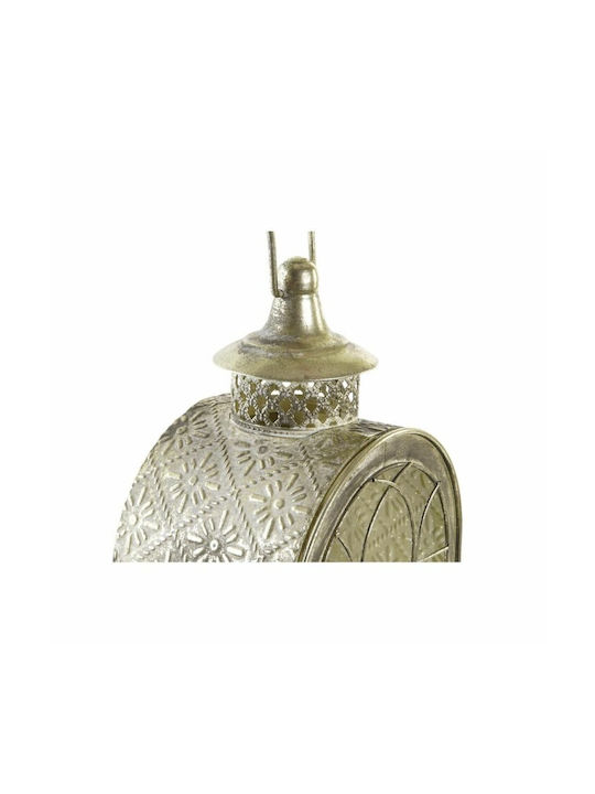 DKD Home Decor Metallic Lantern Gold 18x13x43cm