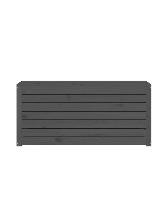 vidaXL Outdoor Storage Box Gray L101xW50.5xH46.5cm
