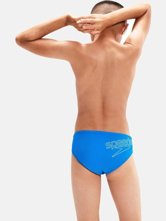 Speedo Παιδικό Μαγιό Σλιπ Μπλε