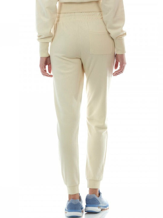 Admiral Hohe Taille Damen-Sweatpants Jogger Beige