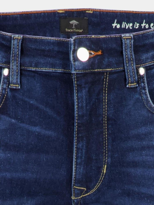 Men's Jeans Pants with Slim Tapered Fit Navy Blue