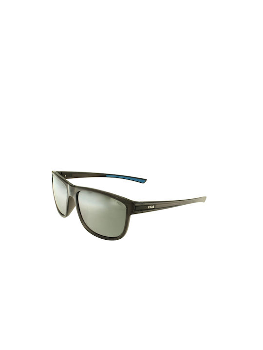 Fila Men's Sunglasses with Gray Plastic Frame and Gray Lens SFI302 95HZ