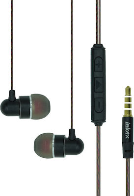 Inkax EA-01 In-Ear Freihändig Kopfhörer mit Stecker 3.5mm Schwarz