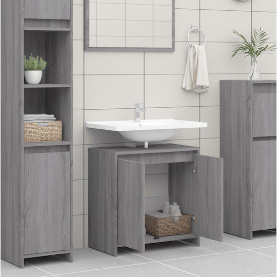 vidaXL Countertop without Sink L60xW33xH61cm Sonoma