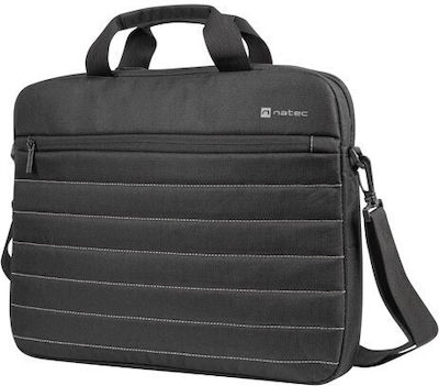 Natec Taruca Tasche Schulter / Handheld für Laptop 14.1" in Schwarz Farbe