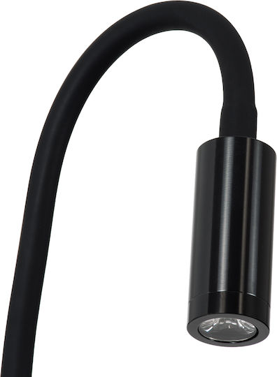 GloboStar Goose Single LED Natural White Spot in Black Color