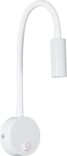 GloboStar Goose Μονό LED Φυσικό Λευκό Σποτ GloboStar Goose Μονό LED Φυσικό Λευκό Σποτ