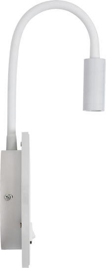 GloboStar Goose Μονό LED Φυσικό Λευκό Σποτ σε Λευκό Χρώμα