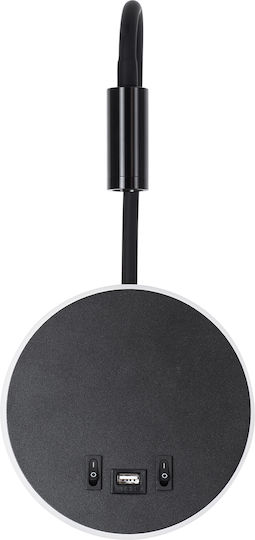GloboStar Goose Μονό LED Φυσικό Λευκό Σποτ σε Λευκό Χρώμα