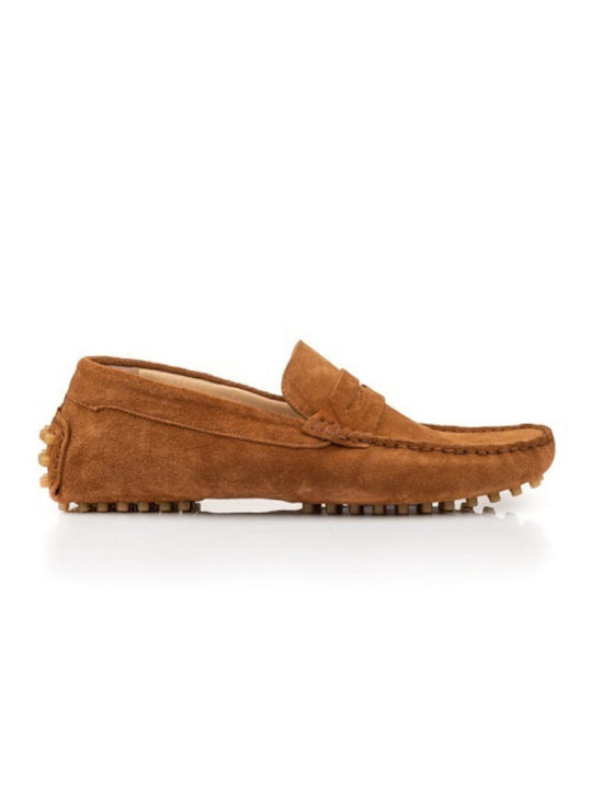 Boxer Men's Leather Moccasins Tabac Brown 19227 60-019