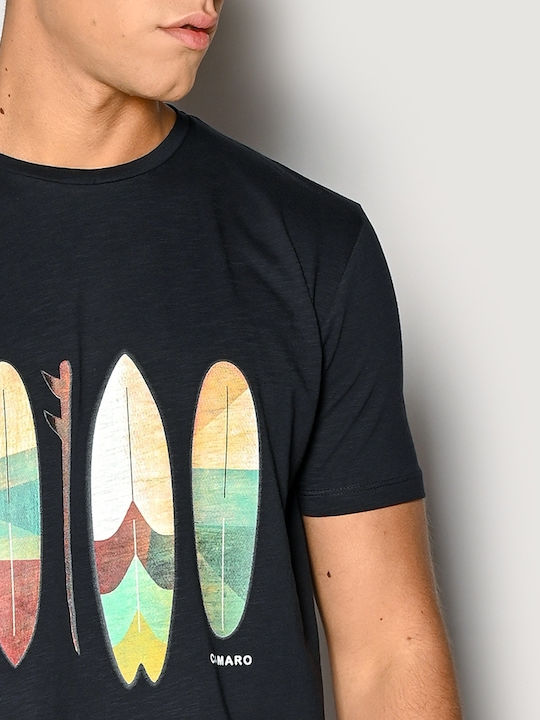 T-shirt Navy Μπλε