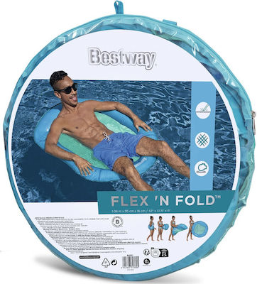 Bestway Flex & Fold Aufblasbares für den Pool Hängematte Blau