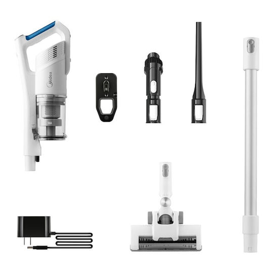 Midea P5 Reîncărcabilă Aspirator 2 în 1 Stick & De Mână 21.6V Albă
