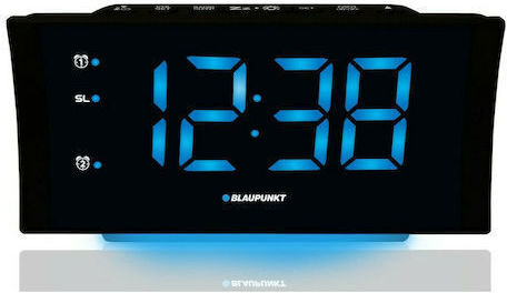 Blaupunkt CRP7WH Ceas De Masă Digital LCD Cu Ceas Deșteptător Și Radio Alb