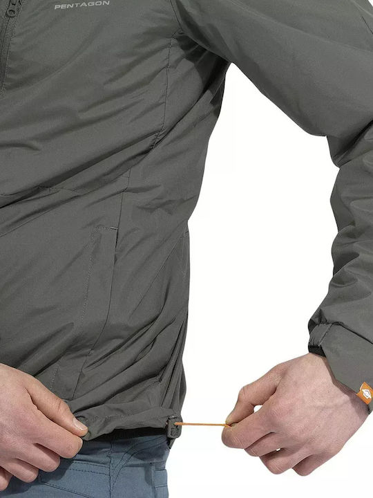 Anemos Winter Jacke Winddicht Cinder Grey