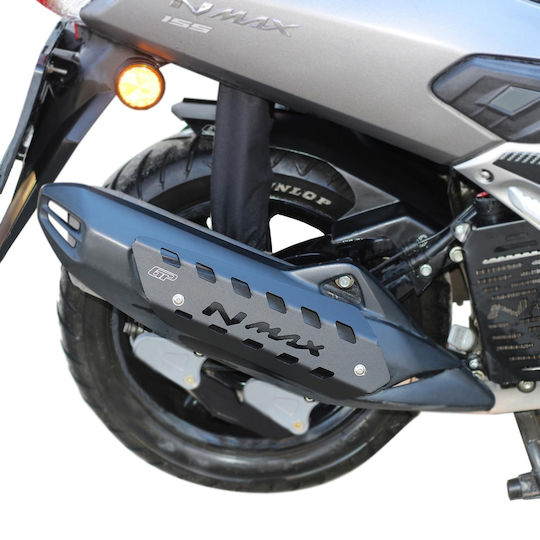 GPK Προστατευτικό Εξάτμισης Μοτοσυκλέτας Yamaha NMAX 2015-2020 Μαύρο