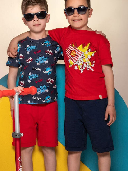 Kids' Set with Shorts Summer 2pcs Navy Blue