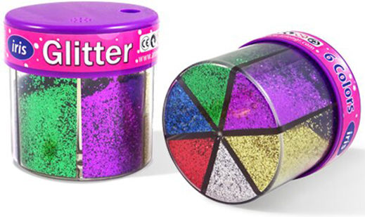 +Efo Multicolour Glitter Gold Dust in Shaker Jar 50gr