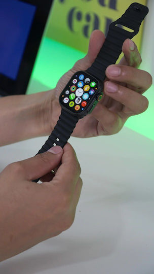 Awei H16 Ultra Smartwatch με Παλμογράφο (Μαύρο)