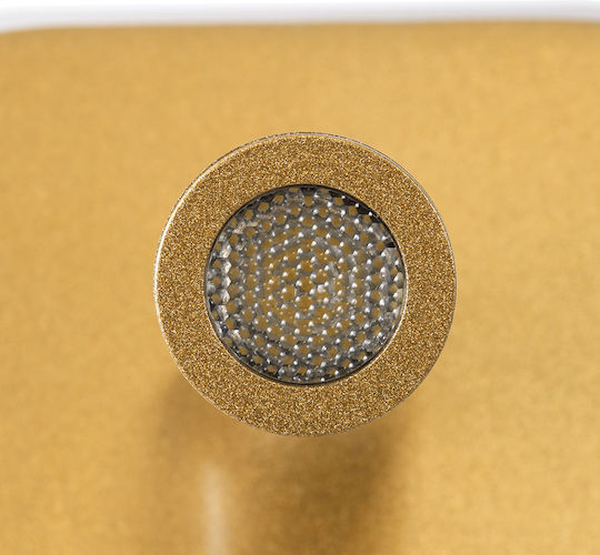 GloboStar LADY-O Single Built-In Led Natural White Spot in Gold Colour