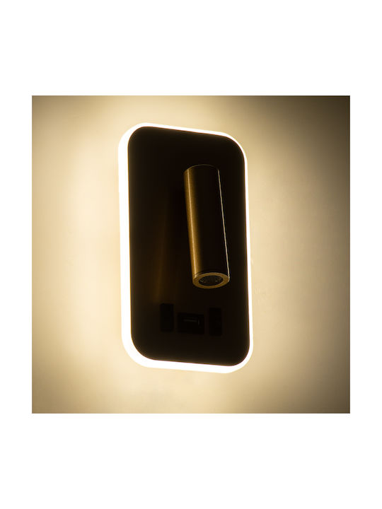 GloboStar LADY-O Single Built-In Led Natural White Spot in Gold Colour