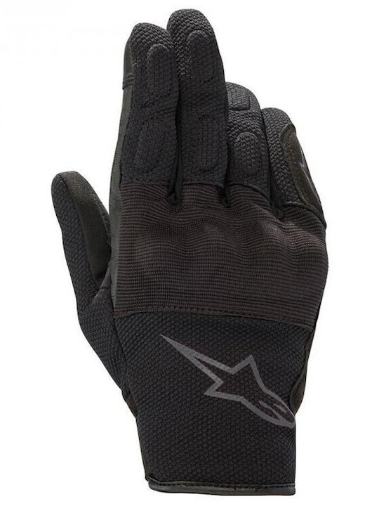 Alpinestars S-Max Χειμερινά Ανδρικά Γάντια Μηχανής Αδιάβροχα Black/Anthracite