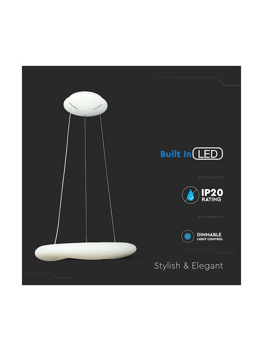 V-TAC Pendant Light White 60x200cm