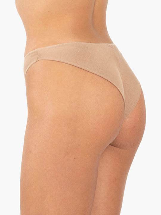 A.A UNDERWEAR Baumwolle Damen Brasilien Beige