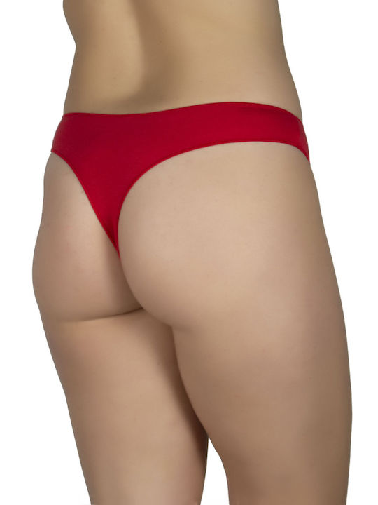 A.A UNDERWEAR Baumwolle Damen Zeichenfolge Rot