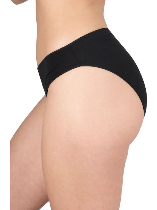 Damen Slip Nahtlos Schwarz
